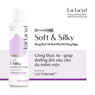 [KOL LIVESTREAM] Bộ 3 chai Dung Dịch Vệ Sinh Phụ Nữ Lactacyd Lactacyd Soft & Silky Dưỡng Ẩm 250ml/chai