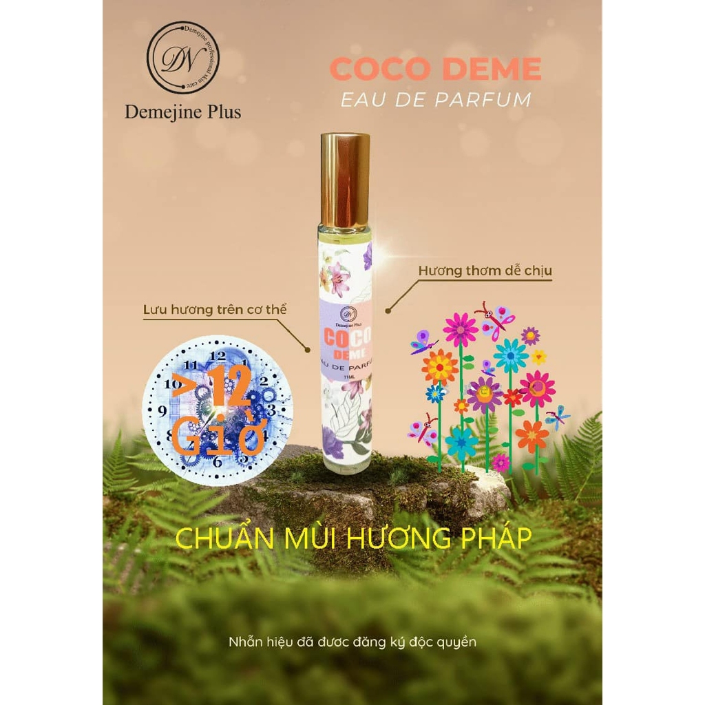 Nước hoa Hàn Quốc Demejine plus 11ml - chính hãng Lưu hương 12h