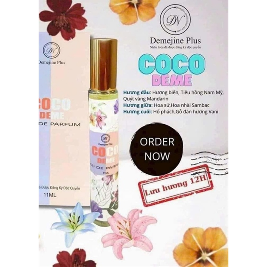 Nước hoa Hàn Quốc Demejine plus 11ml - chính hãng Lưu hương 12h