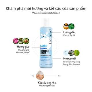 [KOL LIVESTREAM] Bộ 2 chai Sữa Tắm Gội Trẻ Em Lactacyd Baby Gentle Care Bảo Vệ Dịu Nhẹ Cho Làn Da Nhạy Cảm 500ml/chai