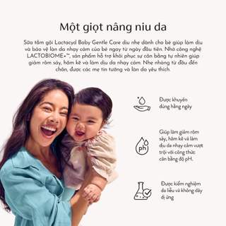 [KOL LIVESTREAM] Bộ 2 chai Sữa Tắm Gội Trẻ Em Lactacyd Baby Gentle Care Bảo Vệ Dịu Nhẹ Cho Làn Da Nhạy Cảm 500ml/chai