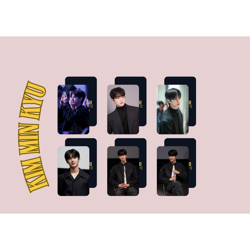 set card bo góc diễn viên Kim Min Kyu Chị phim Đại Học Đường - Bitch Rich