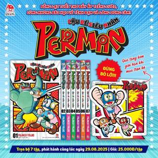 Truyện tranh - Combo Manga - Perman - Cậu Bé Siêu Nhân: Tập 1 - 7 (Bộ 7 Tập) (tuỳ chọn)