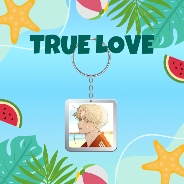 Móc khoá nhựa/Keyring "Chiến thuật tình yêu trong sáng"-"Operation: True Love" Baek Do Hwa-Go Eunhyeok