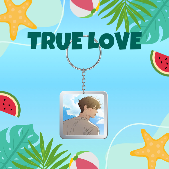 Móc khoá nhựa/Keyring "Chiến thuật tình yêu trong sáng"-"Operation: True Love" Baek Do Hwa-Go Eunhyeok