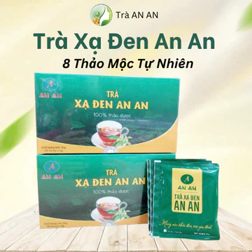 Trà Xạ đen An An, MUA 3 TẶNG 1, hộp 30 túi lọc, trà mix 8 loại thảo mộc, giải độc, mát gan