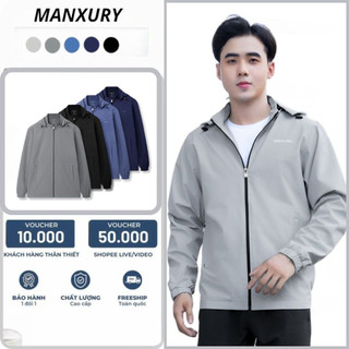 Áo Khoác Gió Nam 2 Lớp Manxury Công Nghệ Heattech Cao Cấp, Chống Thấm, Cản Bụi, Cản Gió, Giữ ấm A02