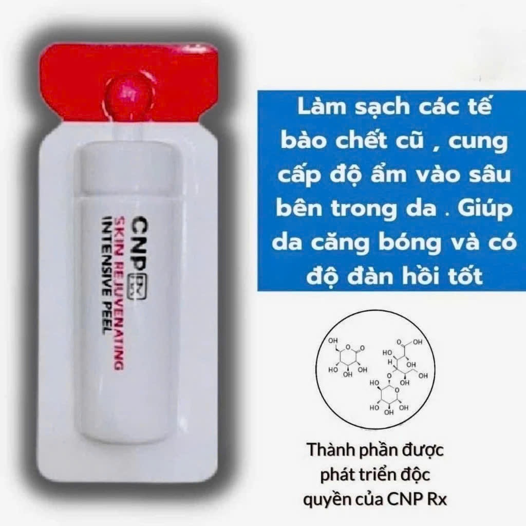 Tinh Chất Peel Da CNP RX Rejuvenating Intensive Peel Giúp da trắng mờ thâm nám 2ml