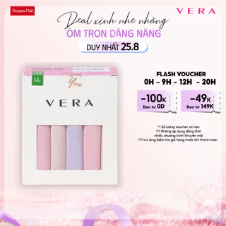 Combo 06 quần lót nữ thun lạnh VERA 6323 [Giao màu ngẫu nhiên]