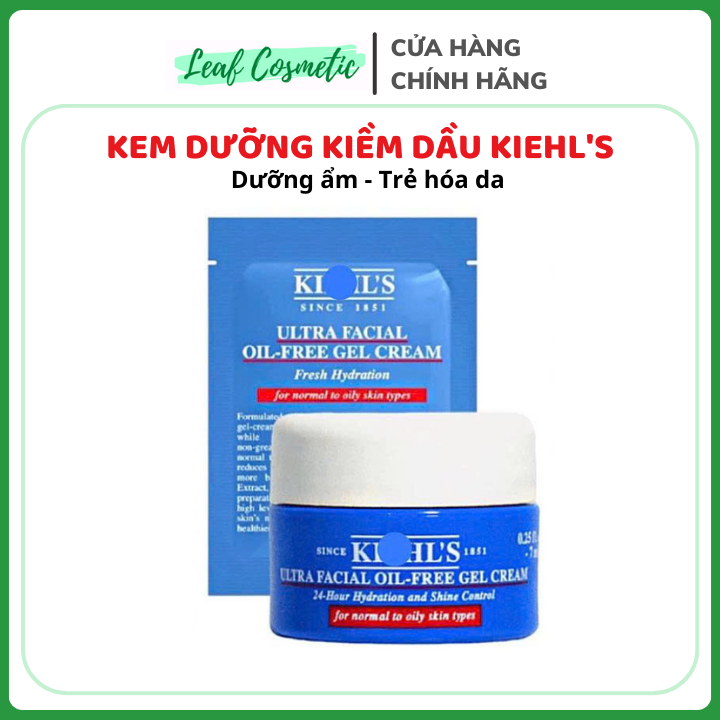 Kem Dưỡng Cấp Nước Kiềm Dầu 𝐊𝐢𝐞𝐡𝐥𝐬 Oil Free Gel 7ml - 14ml | BigBuy360 - bigbuy360.vn