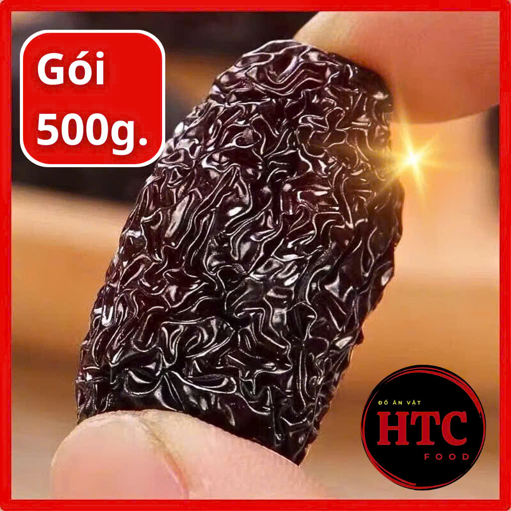 Táo tàu đen sấy dẻo Tân Cương chuẩn loại 1, quả to dẻo mềm giúp đẹp da, đen tóc, ngủ ngon, HTC Food