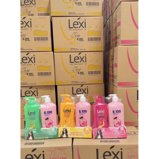 Dầu Gội Dưỡng Tóc Lexi 650g TẶNG Sữa Tắm E100 520g Hồng - Hàng Chính Hãng