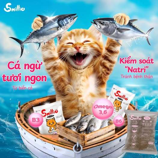 [Bao 20kg] Thức Ăn Hạt Smillie Cho Mèo Trưởng Thành
