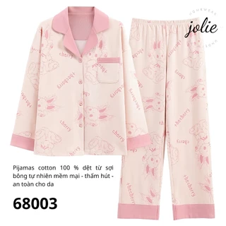 Bộ Mặc Nhà Pyjamas 100% Cotton chất lượng cao Mềm Mịn, Thoải Mái Đem Đến Sự Thoải Mái Cho Người Mặc