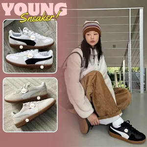 Giày Palermo Thời Trang Nam Nữ Êm Ái Đi Học Đi Làm , Giày Thể Thao Nam Nữ Da Lộn Vintage ||07