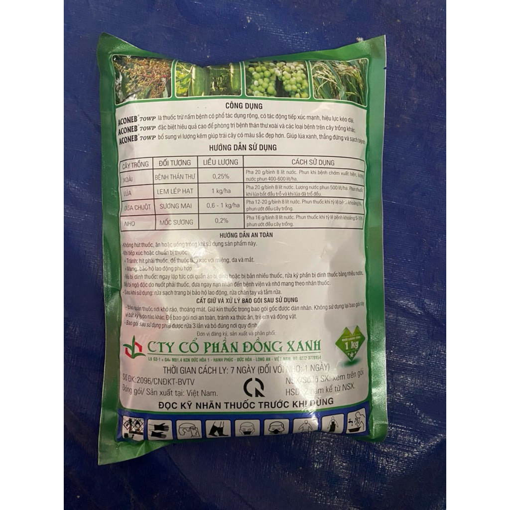 Antracol 70WP dạng cốm gói 1kg