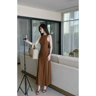 Đầm Ba Lỗ Dáng Xoè, Đầm Sát Nách Phom Chữ A dáng xòe siêu tôn dáng