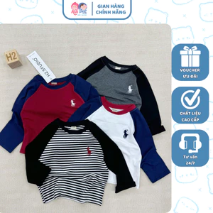 R84- set 4 áo dài tay thêu ngựa phối tay- a106.232