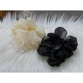 Kẹp Tóc Càng Cua Ren Đính Đá Tiểu Thư