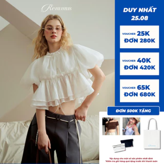 Icy Top - Remmus | Áo thiết kế babydoll tay bồng cho nữ