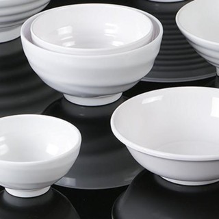 Bát Phíp ( Melamine A5 ) Cao Cấp Trắng Sang Trọng Bền Đẹp Không Xước - Ố  B 6007