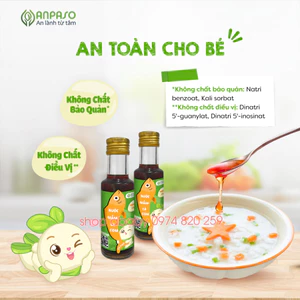 nước mắm cá cơm ANPASO +1 tuổi