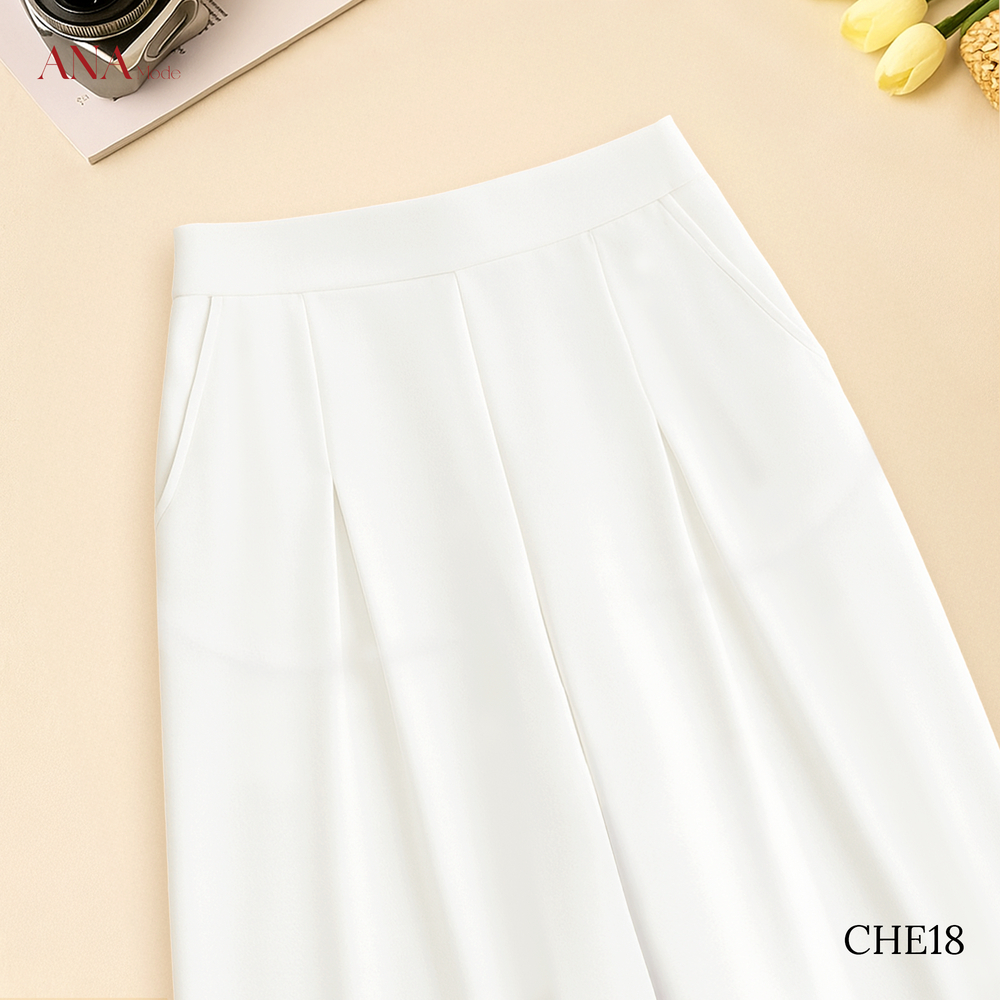 Quần Dài Form Rộng Trung Niên ANA Mode Chất Liệu Tằm Ý Thanh Lịch Du Lịch Quà Tặng Mẹ QD25CHE18
