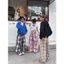 Quần Flannel Dài Ống Cong Vải Ép Hàn Form Rộng Unisex Tôn Dáng Nhiều Màu | SSSTore.Aesthetic
