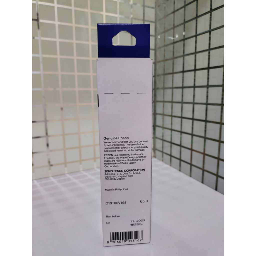 Mực Epson 003 Black Đen cho máy in Epson - L1110, L3100, L3101, L3110, L3115, L3116, L3150, L3151, L3152, L3156, L5190