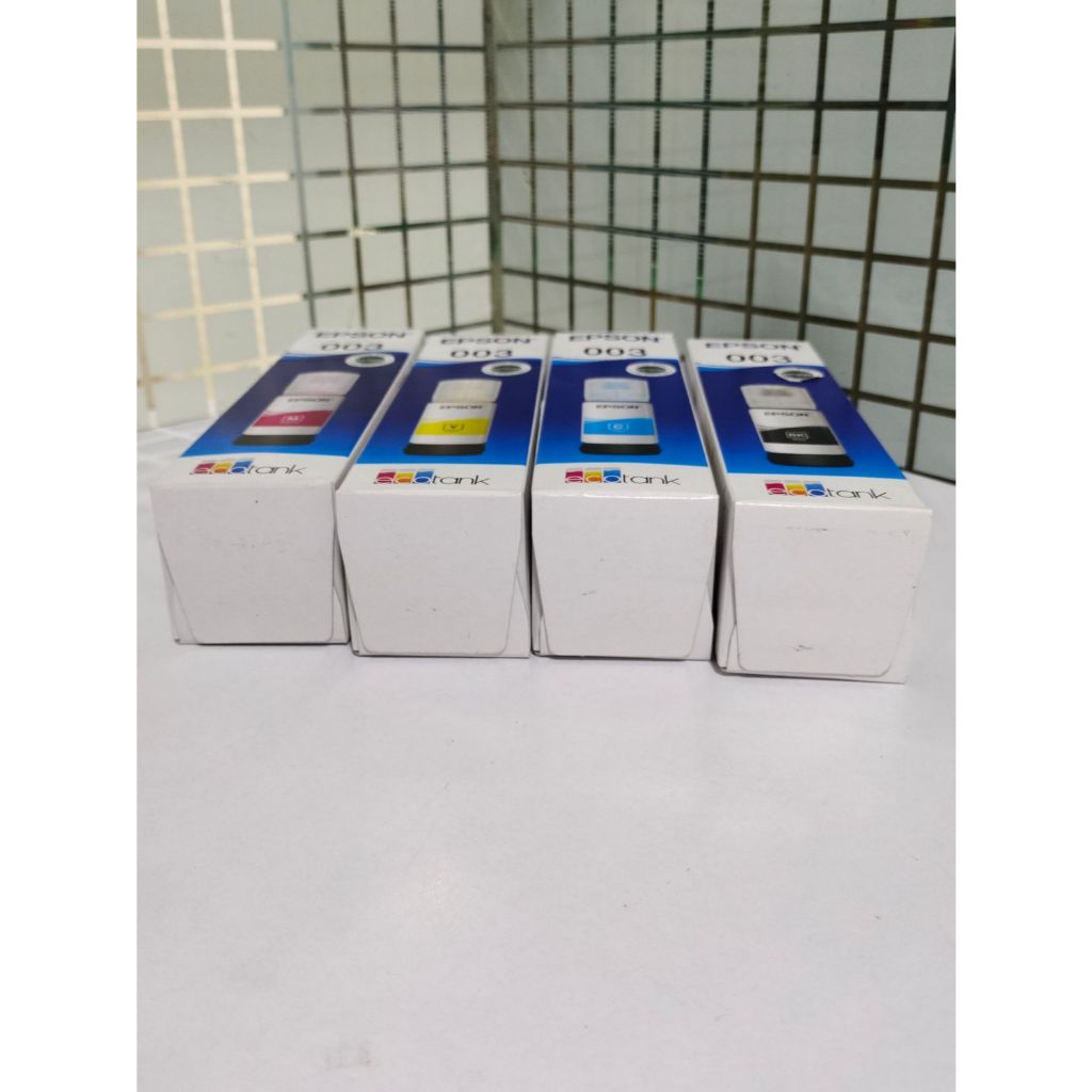 Bộ 4 chai mực Epson 003 (L3252, L3255, L3211, L3212) Chính Hãng