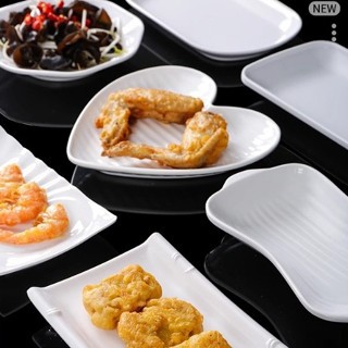 Đĩa Phíp ( Melamine A5 ) Cao Cấp Trắng Sang Trọng Bền Đẹp Không Xước - Ố  800-9.5