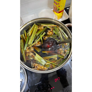 10g lá dứa khô nâng thêm hương vị nước sâm lục vị sâm bí đao bông cúc