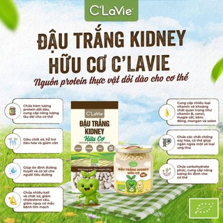 Đậu trắng kidney hữu cơ C'LaVie Organic Kidney Beans