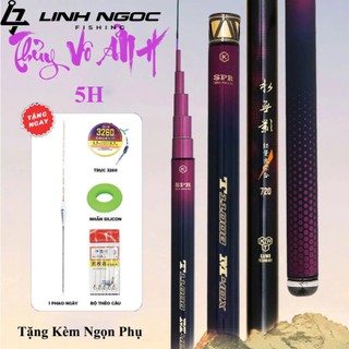 Combo Cần Câu Tay Kaiwo Thủy Vô Ảnh 5H Chuyên Rô Riếc Chép Cảm Giác Chất Lượng Cao
