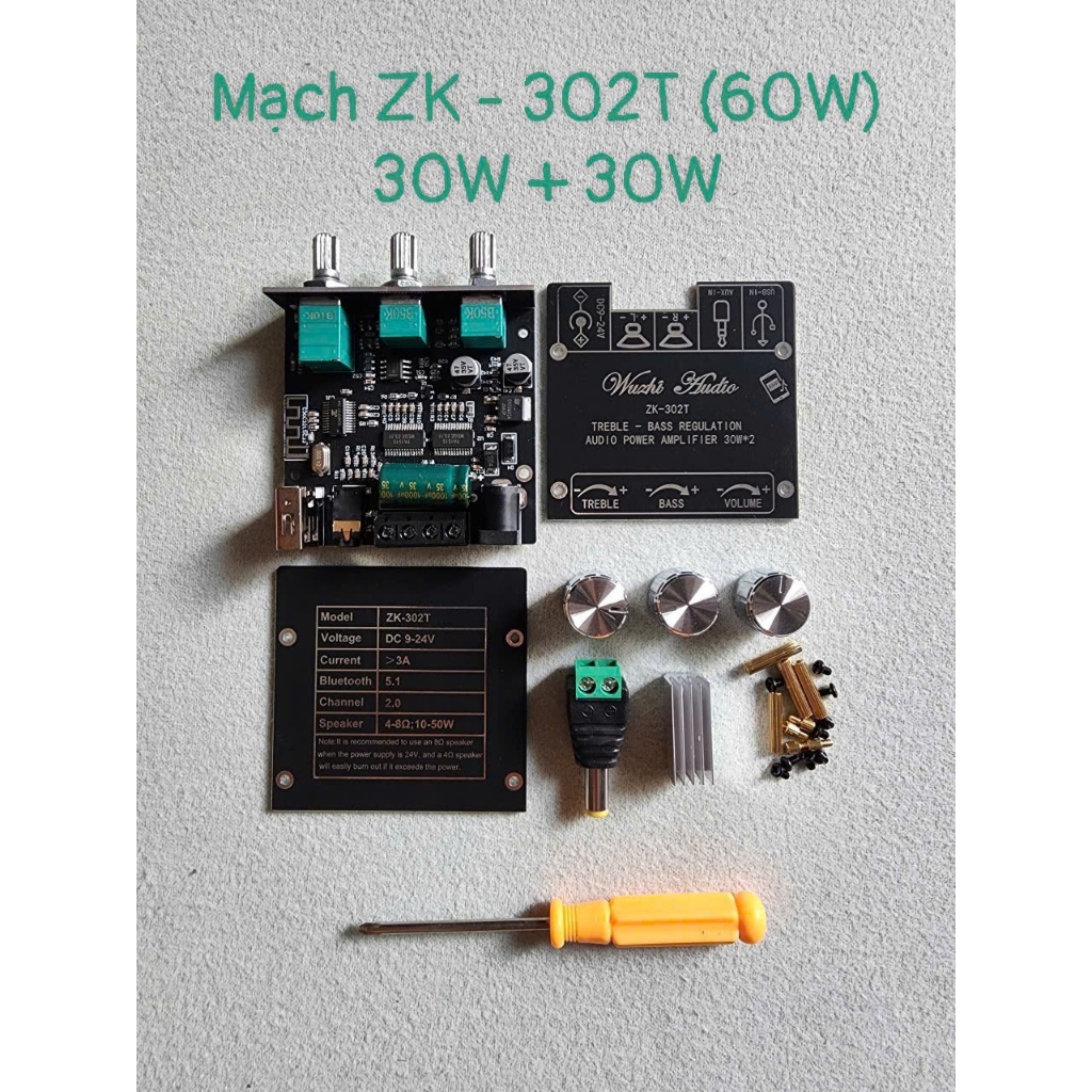 Mạch ZK 302T (60W) 2.0 thông dụng | Shopee Việt Nam