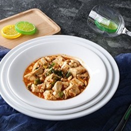 Đĩa Phíp ( Melamine A5 ) Cao Cấp Trắng Sang Trọng Bền Đẹp Không Xước - Ố  3408