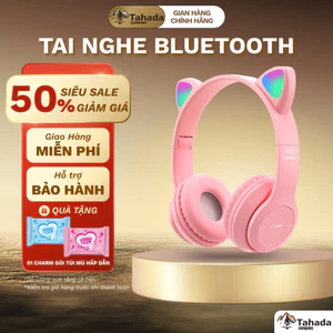 Tai Nghe Bluetooth P47M Chụp Tai Full Box Có Mic Đàm Thoại Đèn Led Nhấp Nháy Âm Thanh Chuẩn Lọc Âm