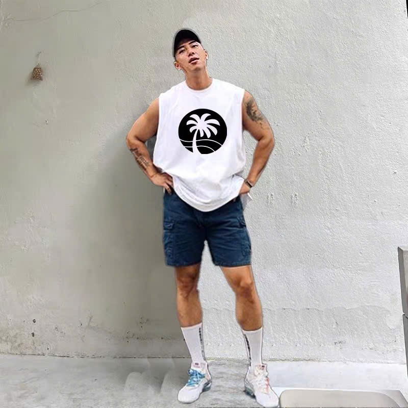 Áo thun Tanktop Cổ tròn COCO Localbrand ICVCVNI Unisex Cototn