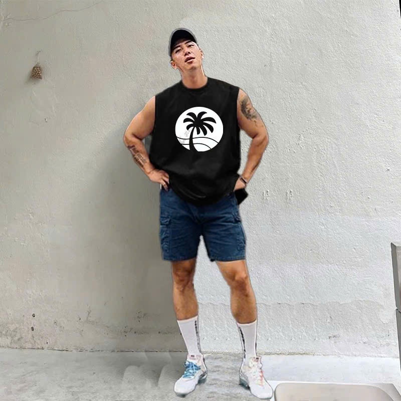 Áo thun Tanktop Cổ tròn COCO Localbrand ICVCVNI Unisex Cototn