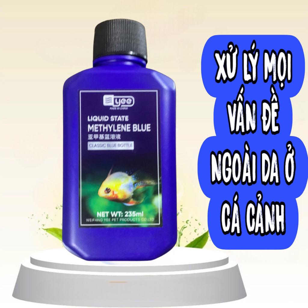 Methy LenBlue - Xử lý các vấn đề ngoài da ở cá thuỷ sinh, chai 235ml ...