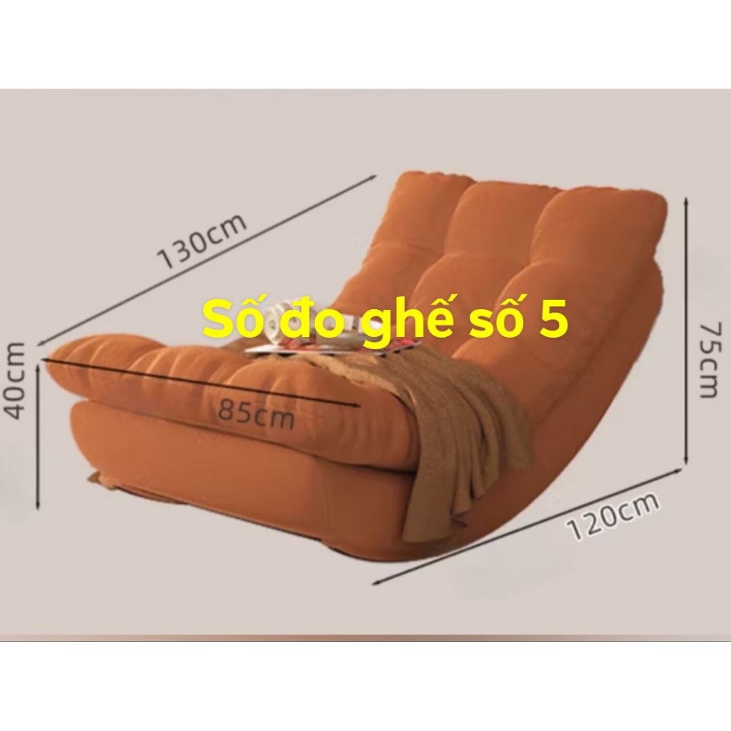 GA bọc đệm ghế bập bênh thư giãn