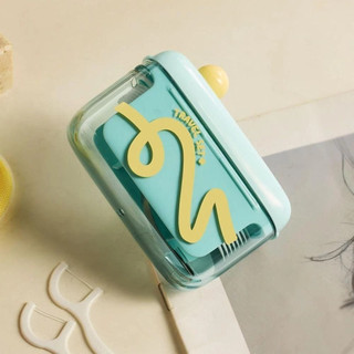 Hộp Tăm Chỉ Nha Khoa Tự Động Mini Cao Cấp – Nút Nhấn/Nút Gạt – Gọn Nhẹ, Sạch Sẽ, Tiện Lợi Mọi Nơi