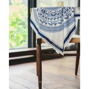 Khăn lụa Latin HAGOO thiết kế tinh xảo CHÀO MỪNG QUỐC KHÁNH 2/9