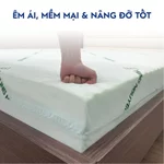 Nệm gấp 2 massage cao su non Trung Nguyên, nệm êm ái, nâng đỡ tốt thiết kế có hạt massage hỗ trợ xương khớp. — ảnh 6