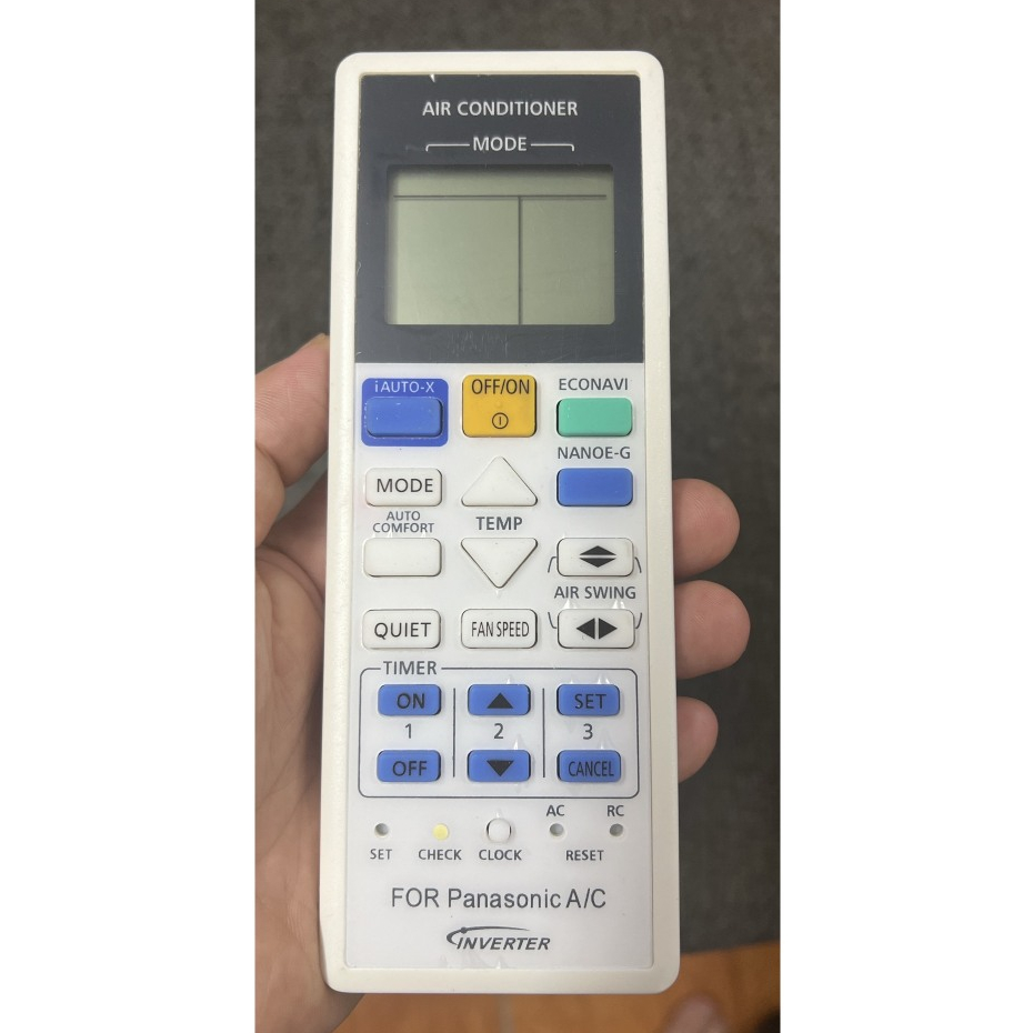 REMOTE MÁY LẠNH ĐIỀU KHIỂN ĐIỀU HÒA PANASONIC 1&2 CHIỀU INVERTER i