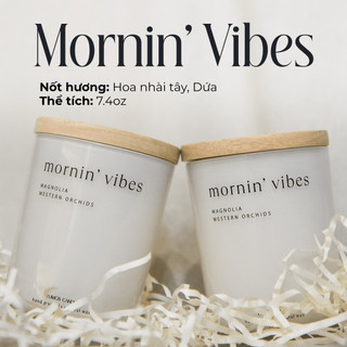 Set nến đôi sáng tối Mornin Vibes Midnight Calm từ Lumos Candles - thể tích 7.4oz, thơm phòng