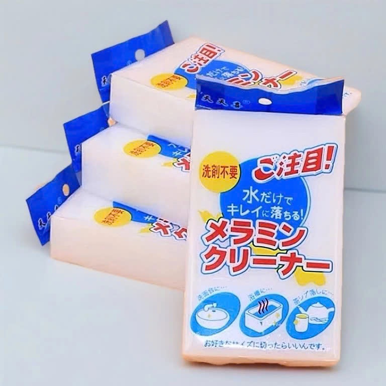 [COMBO 10] MÚT XỐP LAU CHÙI KHÔNG CẦN HÓA CHẤT - Mút Bọt Biển Làm Sạch Mọi Vết Bẩn,Miếng Mút Đa Năng Dùng Để Tẩy Rửa