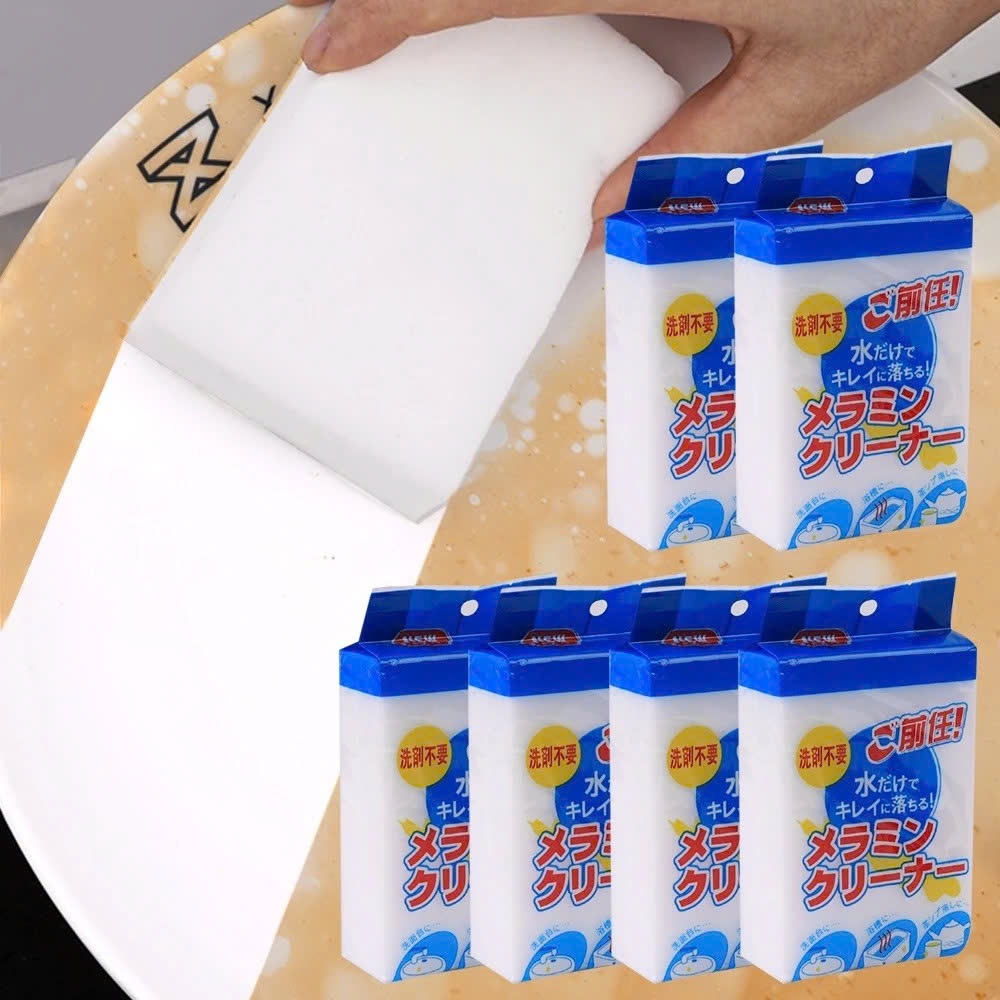 [COMBO 10] MÚT XỐP LAU CHÙI KHÔNG CẦN HÓA CHẤT - Mút Bọt Biển Làm Sạch Mọi Vết Bẩn,Miếng Mút Đa Năng Dùng Để Tẩy Rửa