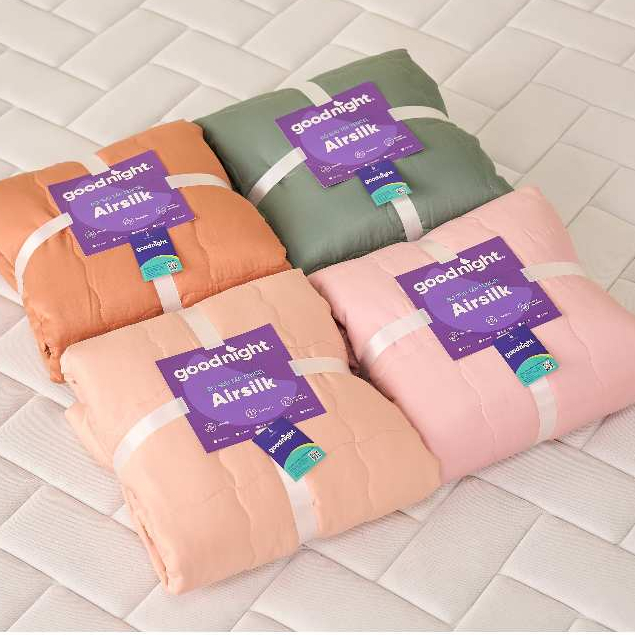 Chăn hè Vua Nệm Goodnight Airsilk 220x200cm, Mền mỏng, Chăn điều hòa