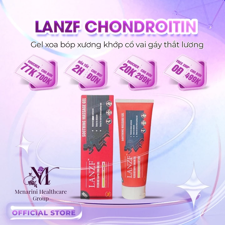 Kem Xoa Bóp Giảm Đau Xương Khớp LANZF CHONDROITIN – Gel LANZF Pain Relief Phục Hồi Đau Xương Khớp, Thắt Lưng